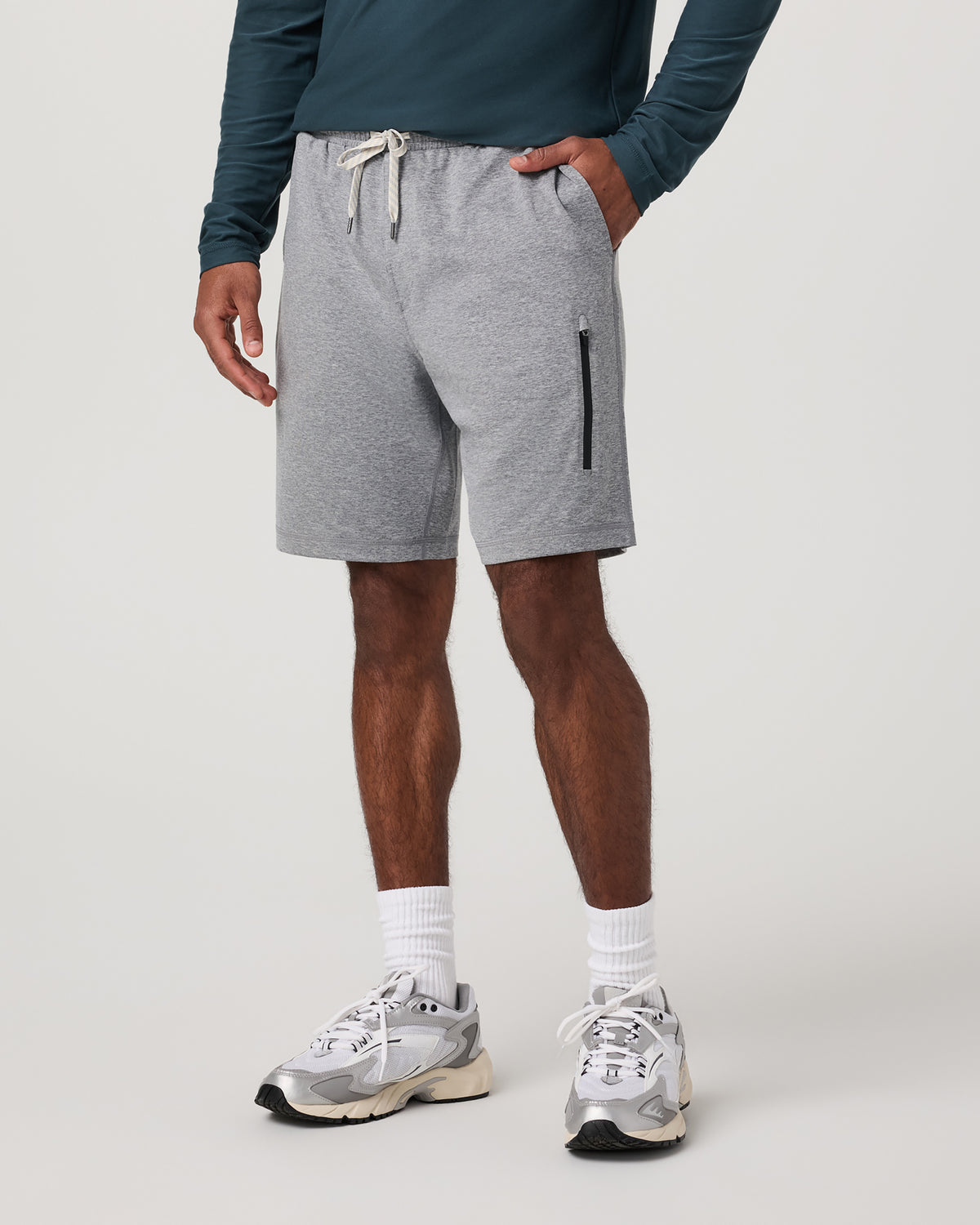 Sunday Performance Short 8.5" Grey Heather - Vuori