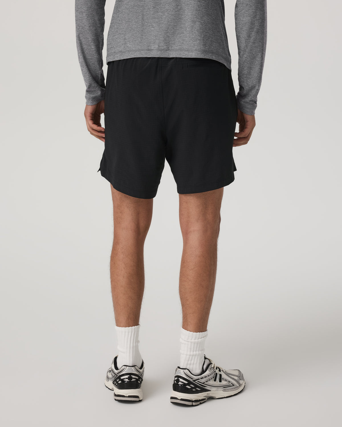 HardKore Short Lined 7" Men's Black Performance Shorts - Vuori