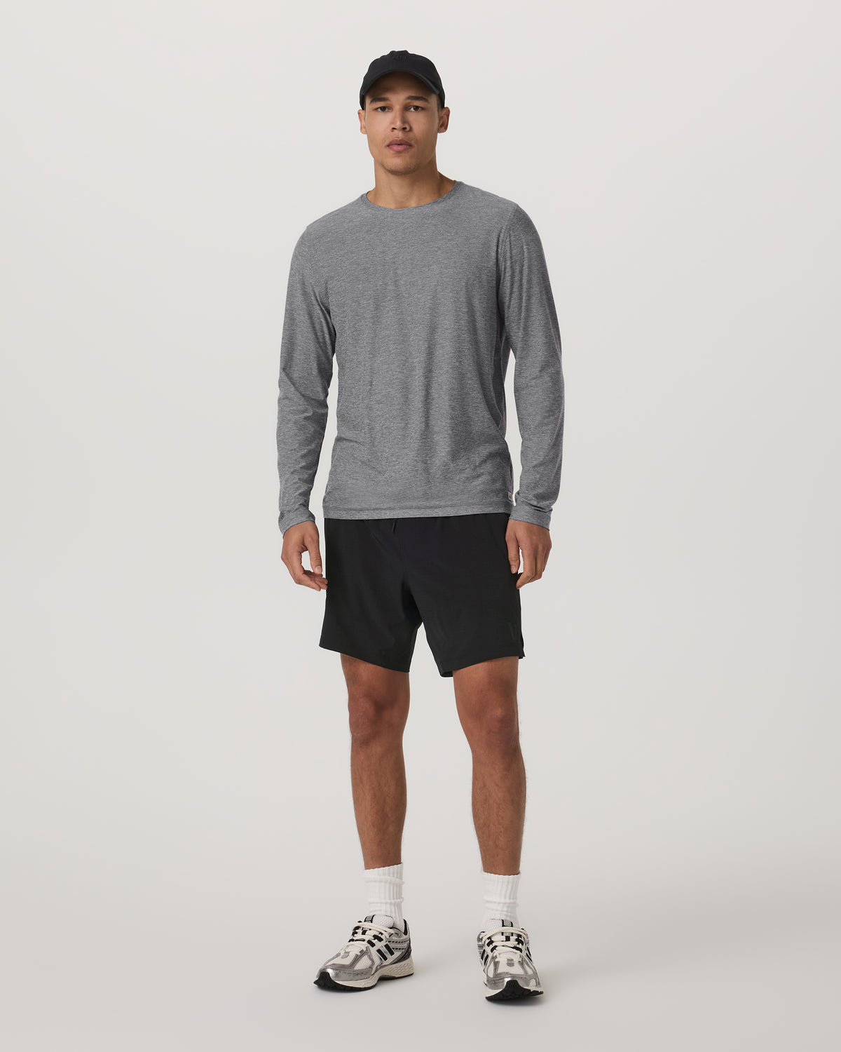 HardKore Short Lined 7" Men's Black Performance Shorts - Vuori