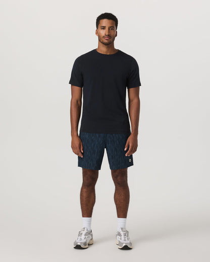 Kore Short Lined 7" Men's Shorts in Blue Sea Pampas - Vuori
