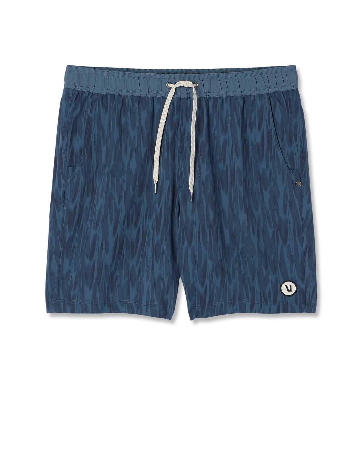Kore Short Lined 7" Men's Shorts in Blue Sea Pampas - Vuori