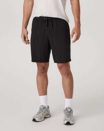 Kore Short Lined 9" Black Tonal Athletic Shorts - Vuori