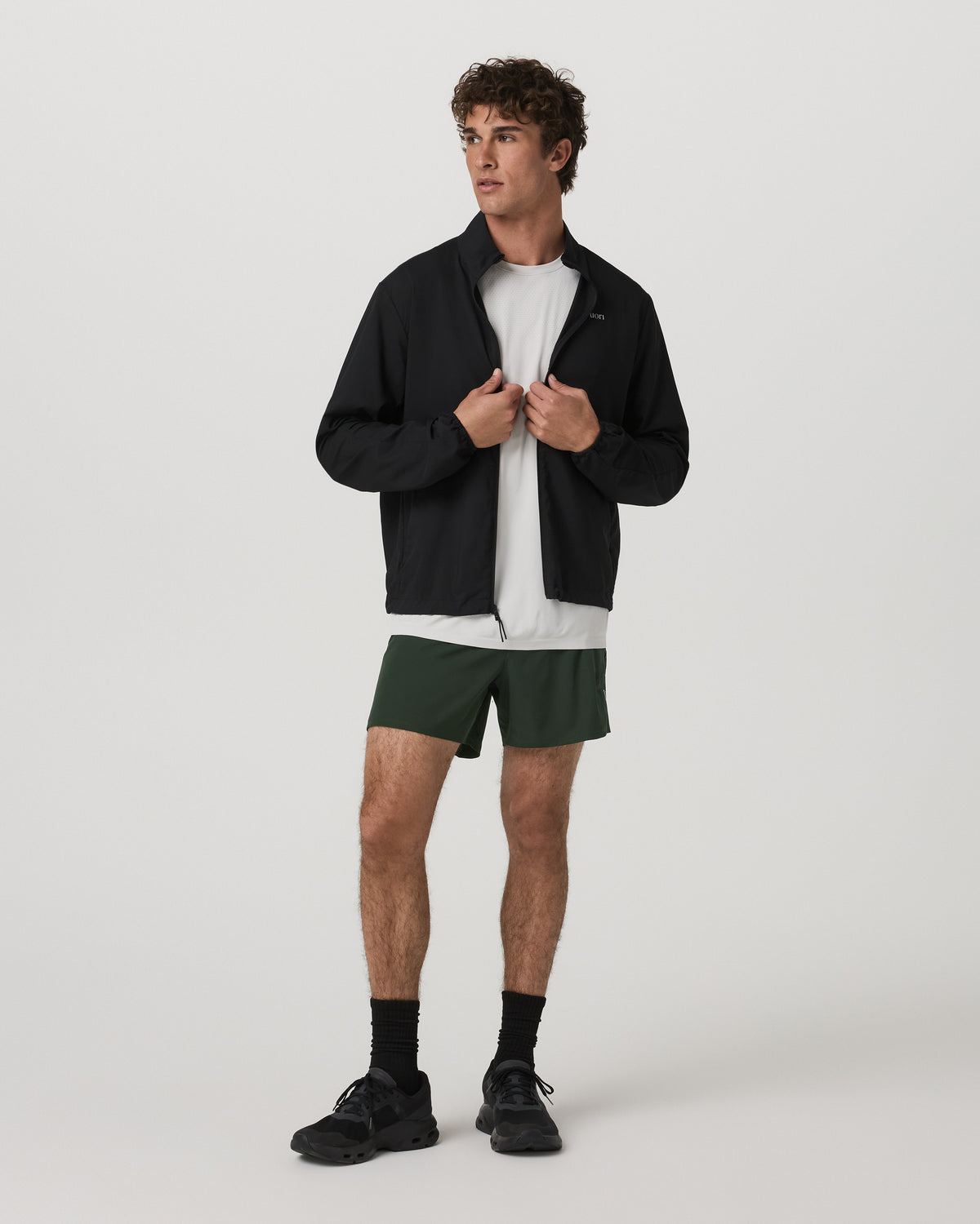 Qualify Short Lined 5" Men's Deep Forest Training Shorts - Vuori