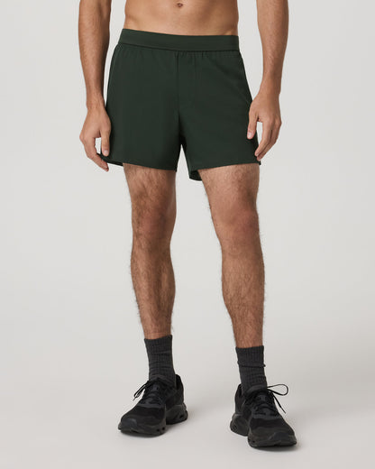 Qualify Short Lined 5" Men's Deep Forest Training Shorts - Vuori