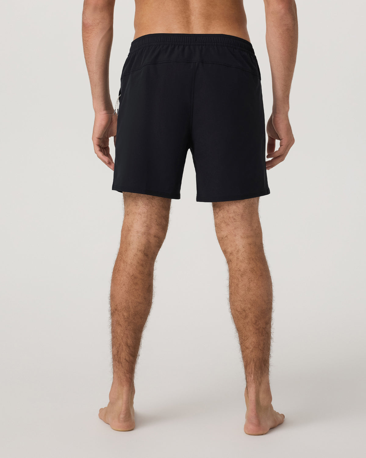 Maverick Volley Short Lined Men's Black Swim Shorts - Vuori