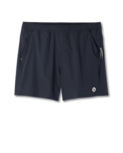 Maverick Volley Short Lined Men's Black Swim Shorts - Vuori