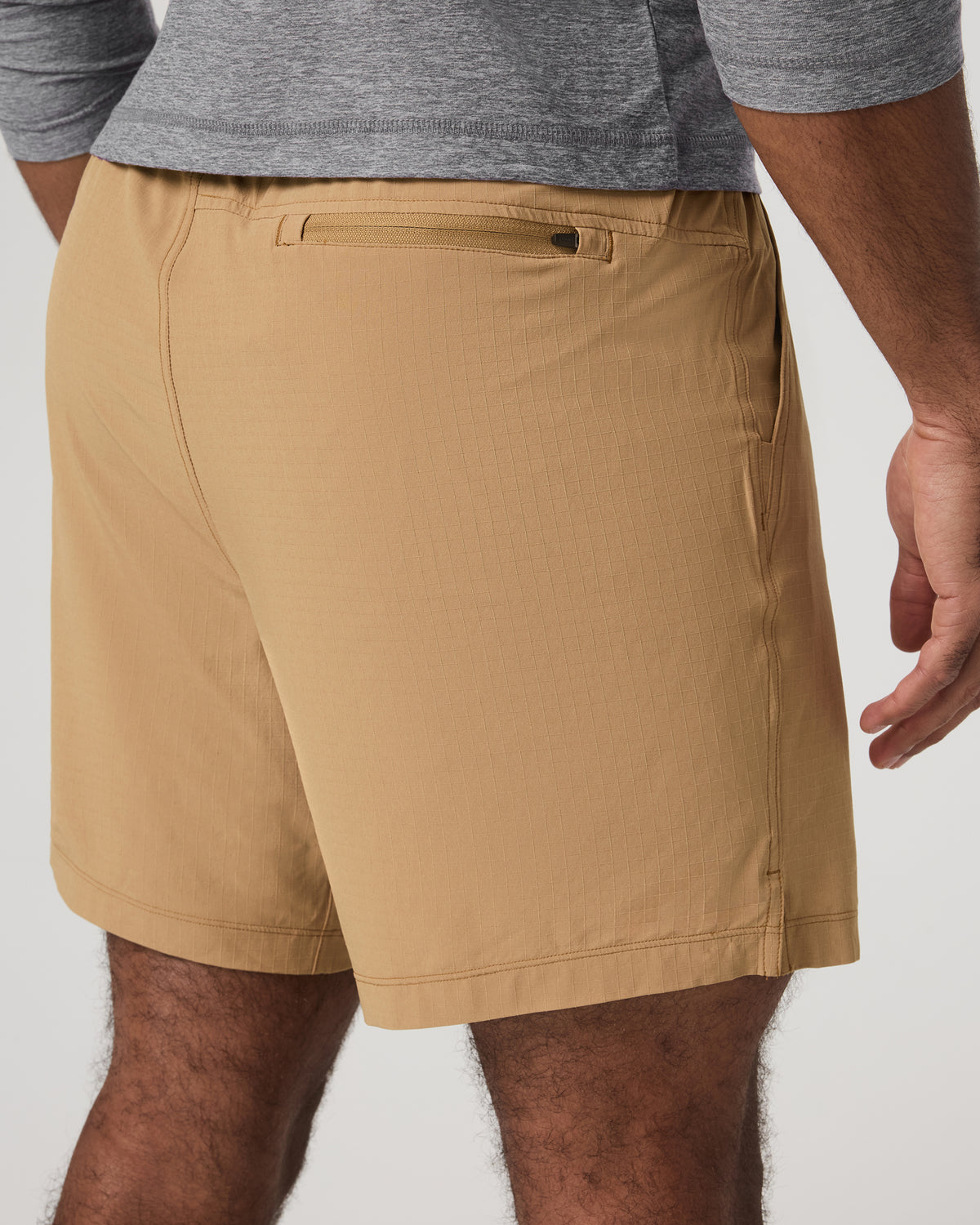 HardKore Short Lined 7" Men's Burlap Performance Shorts - Vuori