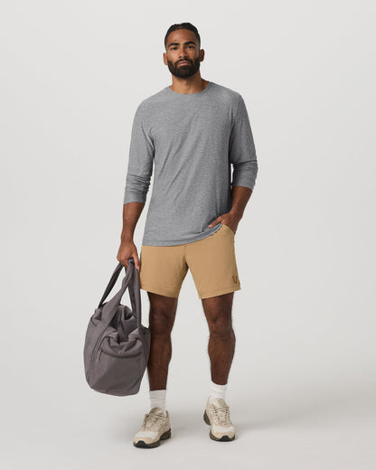 HardKore Short Lined 7" Men's Burlap Performance Shorts - Vuori
