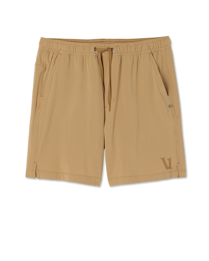 HardKore Short Lined 7" Men's Burlap Performance Shorts - Vuori