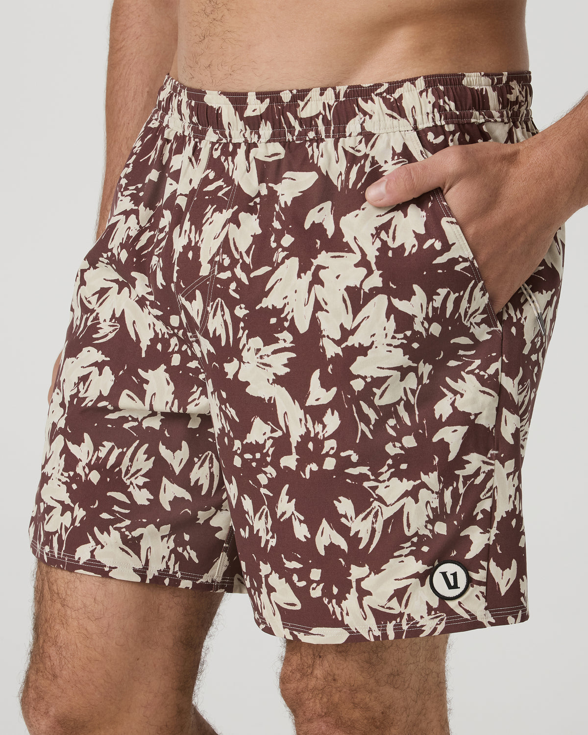 Maverick Volley Short Lined Sable Maui Hybrid Shorts - Vuori