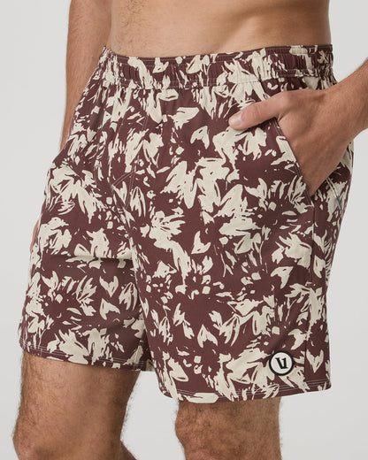 Maverick Volley Short Lined Sable Maui Hybrid Shorts - Vuori