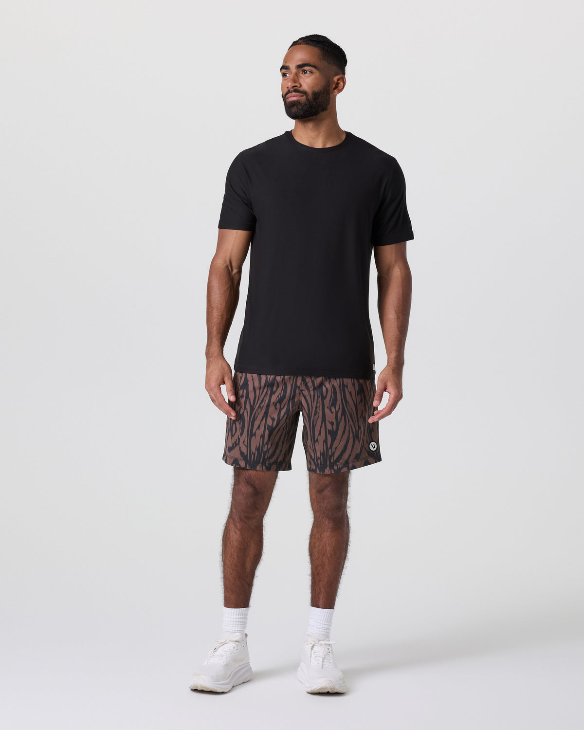 Kore Short Lined 7" Men's Chocolate Milk Mirage - Vuori