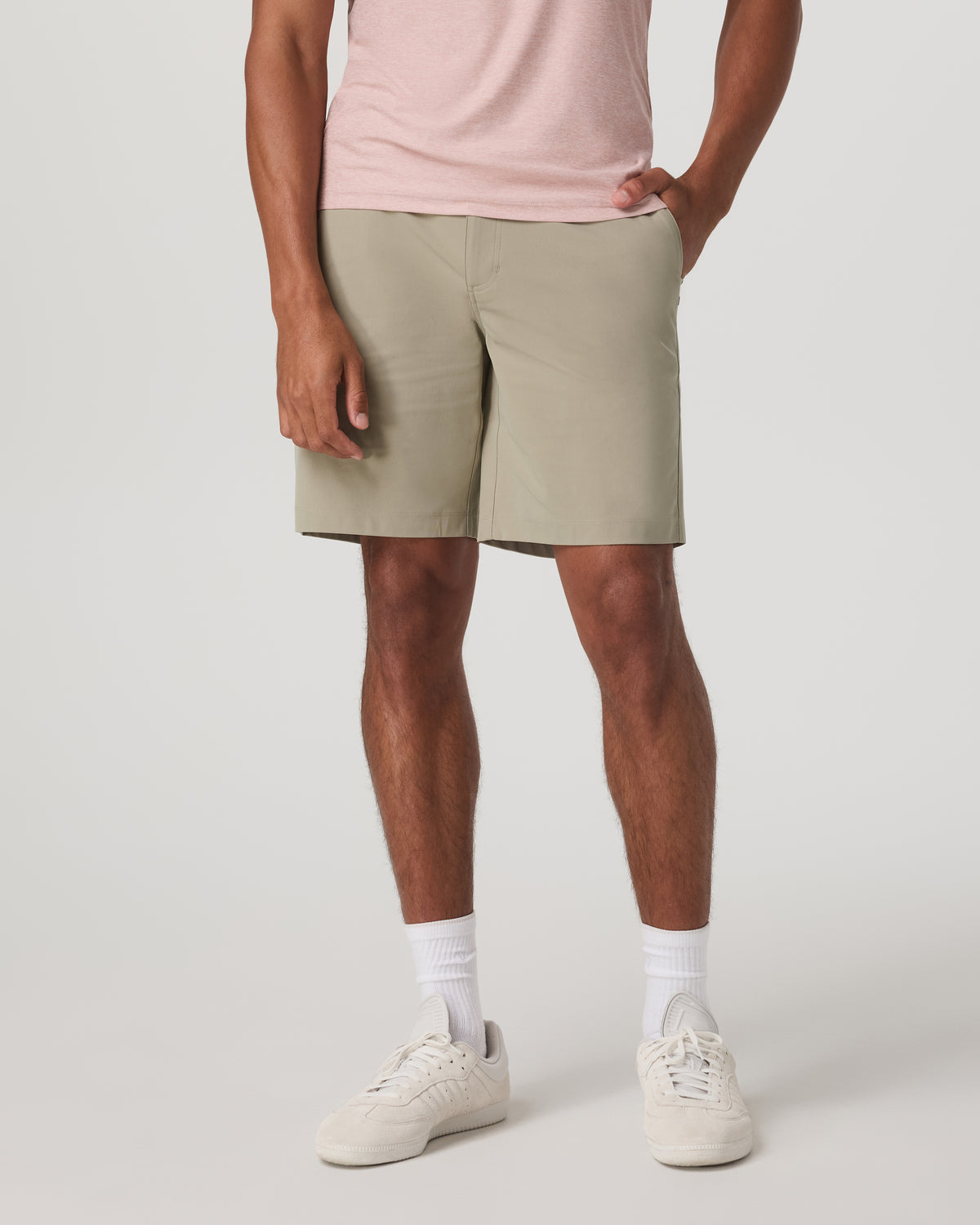 Meta Short 8" Men's Truffle Classic Chino Shorts - Vuori