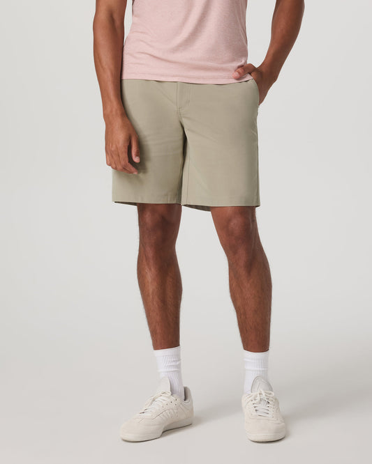 Meta Short 8" Men's Truffle Classic Chino Shorts - Vuori