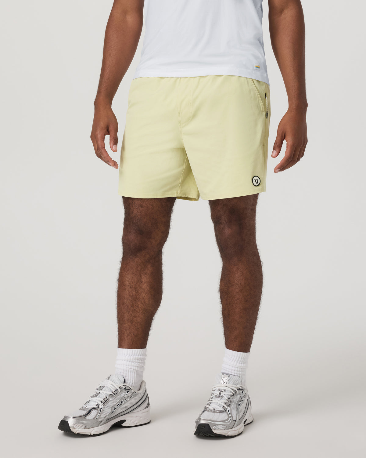 Maverick Volley Short Lined Men's Seed Hybrid Shorts - Vuori