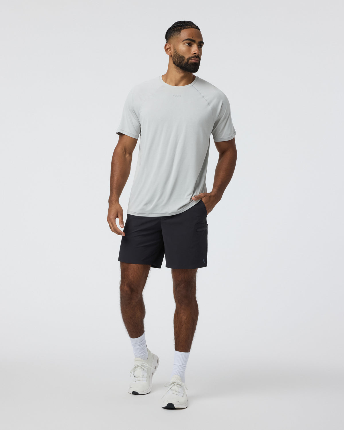 Grafton Short Unlined Classic Fit 7" Black - Vuori