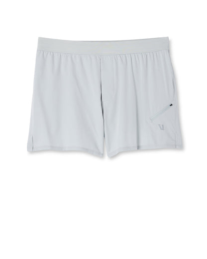 Qualify Short Lined 5" Men's Sky Grey Training Shorts - Vuori