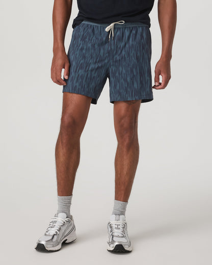 Kore Short Lined 5" Men's Blue Sea Pampas Fit Shorts - Vuori