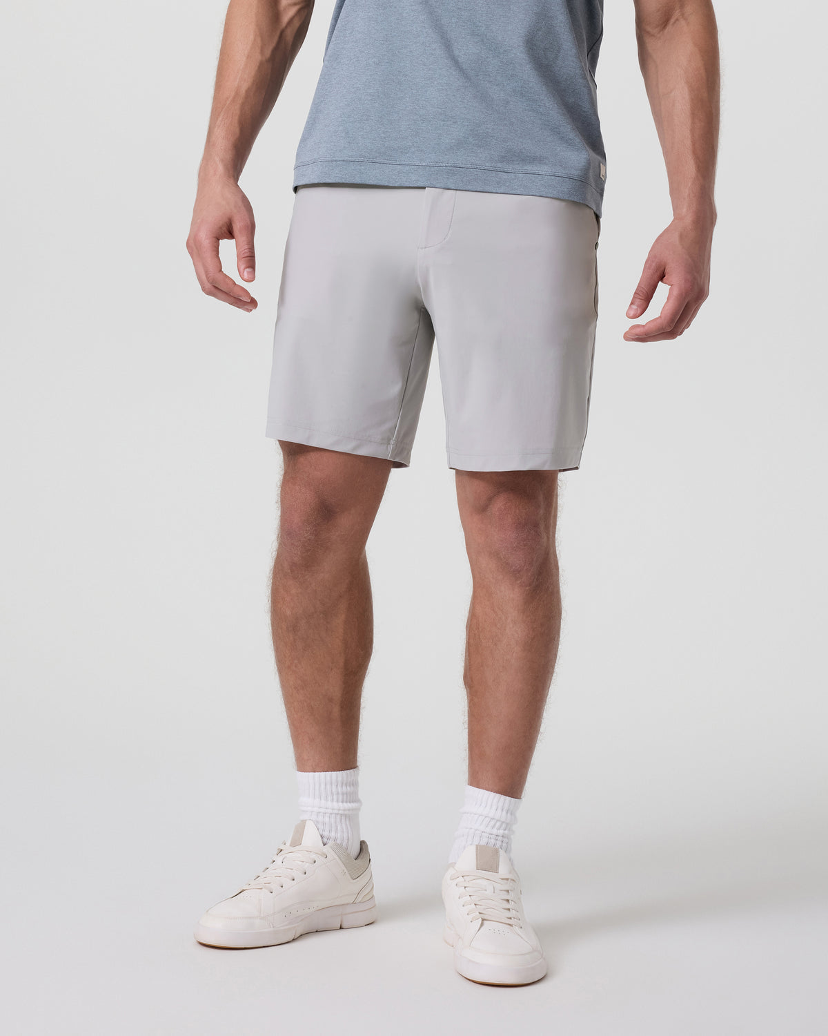 Fleet Chino Short 8" Men's Fog Shorts - Vuori