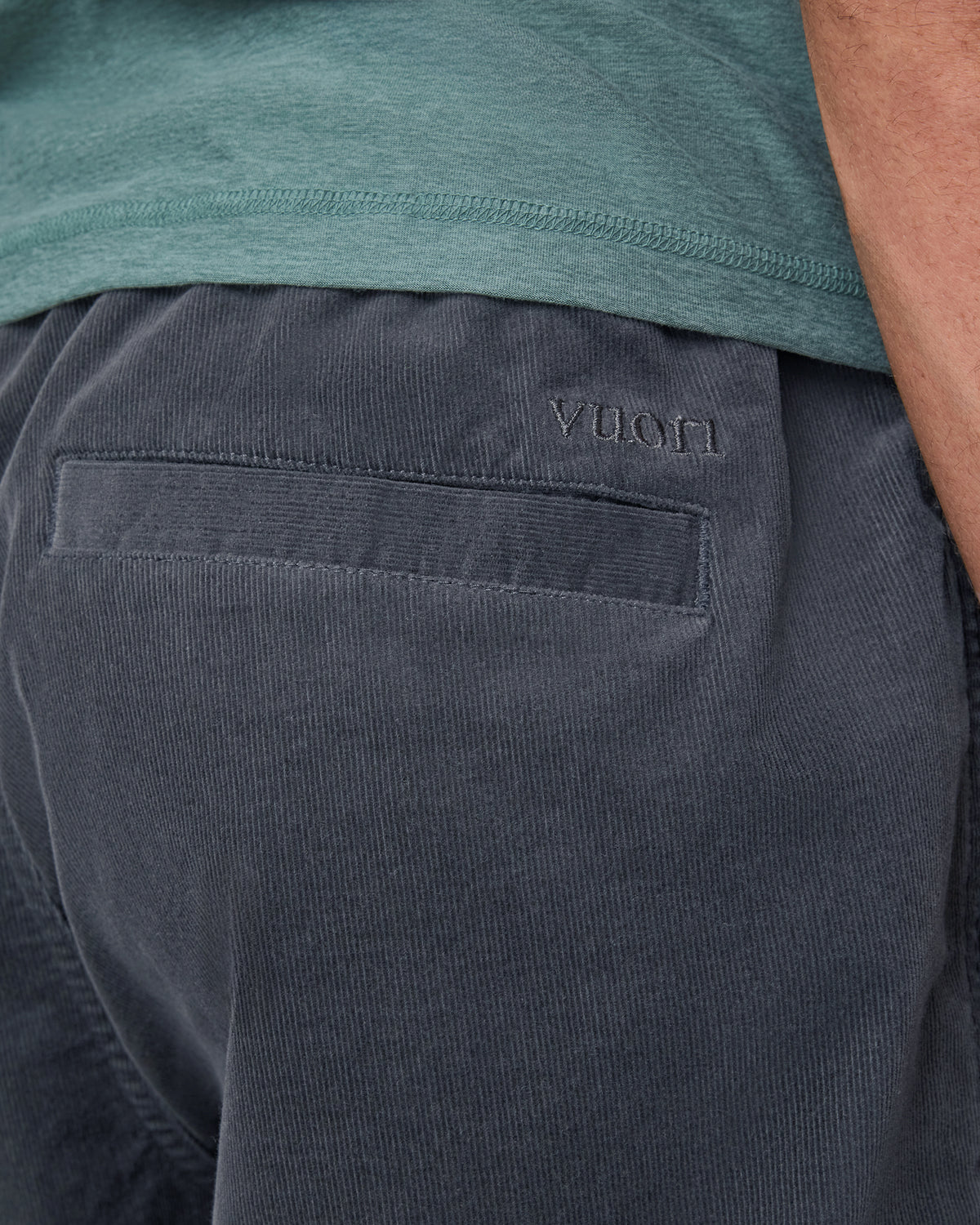 Optimist Elastic Waist Short 8" Men's Charcoal Shorts - Vuori