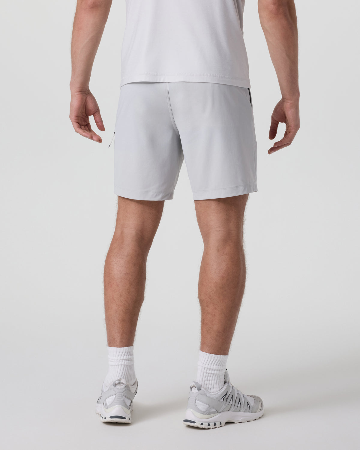 Fleet Sport Short Unlined Classic Fit 7" Sky Grey - Vuori