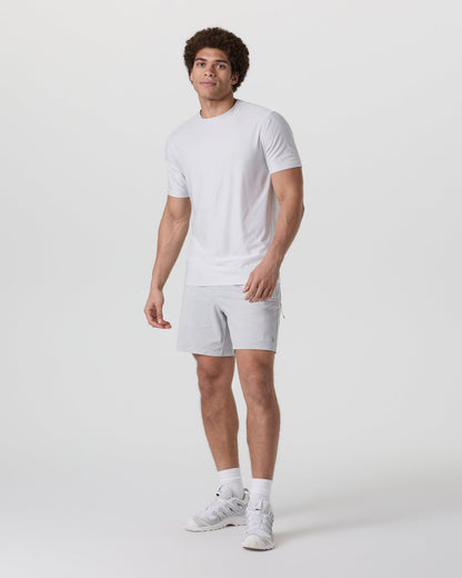 Fleet Sport Short Unlined Classic Fit 7" Sky Grey - Vuori