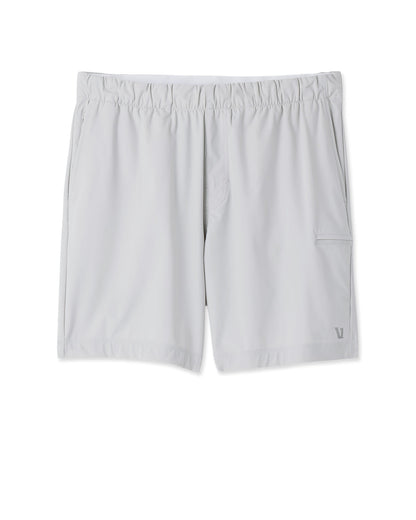 Fleet Sport Short Unlined Classic Fit 7" Sky Grey - Vuori