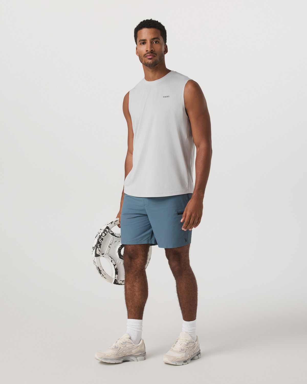 Grafton Short Unlined 7" Men's Training Shorts in Abyss - Vuori