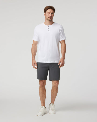 Fleet Chino Short 8" Men's Charcoal Shorts - Vuori