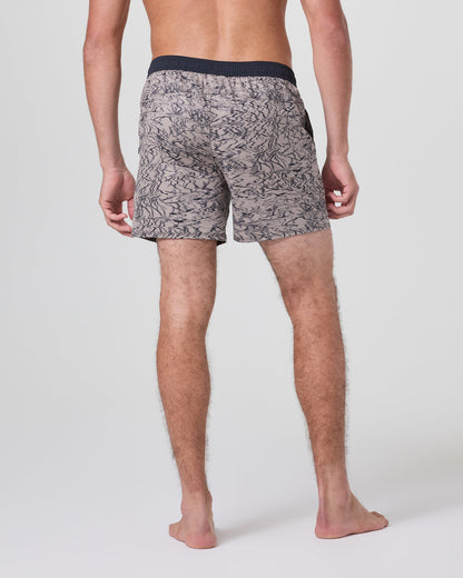Maverick Volley Short Men's Mocha Sand Hybrid Shorts - Vuori