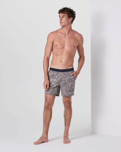 Maverick Volley Short Men's Mocha Sand Hybrid Shorts - Vuori