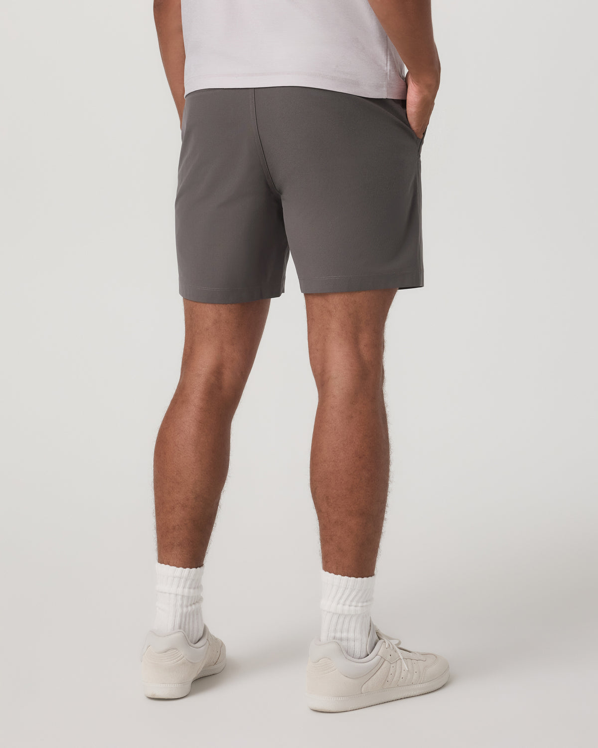 Meta Short 6" Men's Warm Grey Classic Chino Shorts - Vuori