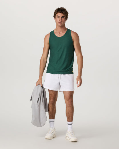 Crosscourt Short Unlined 5" Men's White Tennis Shorts - Vuori
