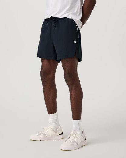 Crosscourt Short Unlined 5" Men's Navy Tennis Shorts - Vuori