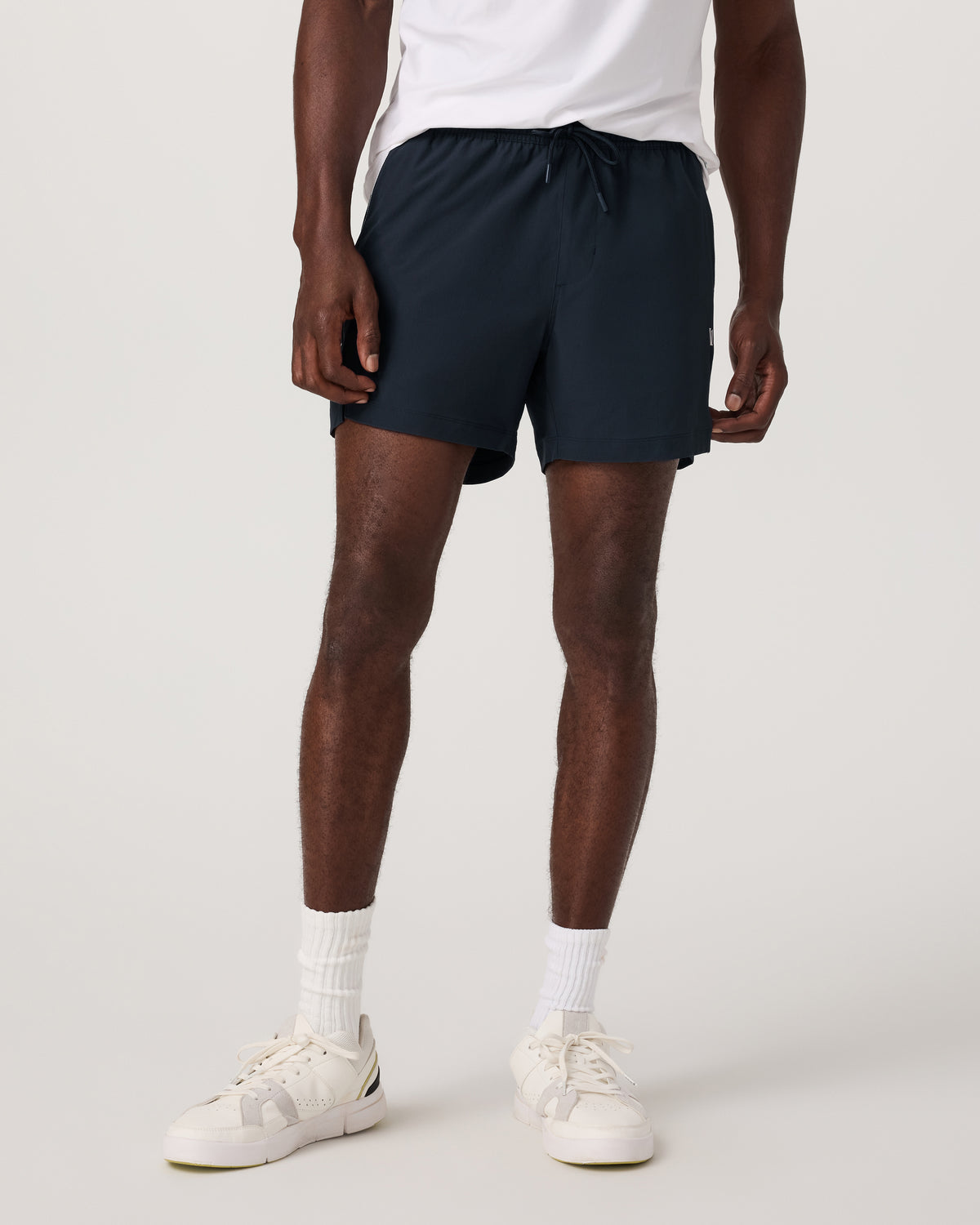 Crosscourt Short Unlined 5" Men's Navy Tennis Shorts - Vuori
