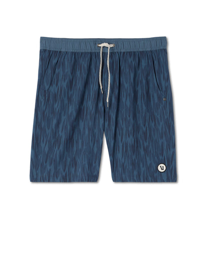 Kore Short Unlined 9" Men's Blue Sea Pampas Shorts - Vuori