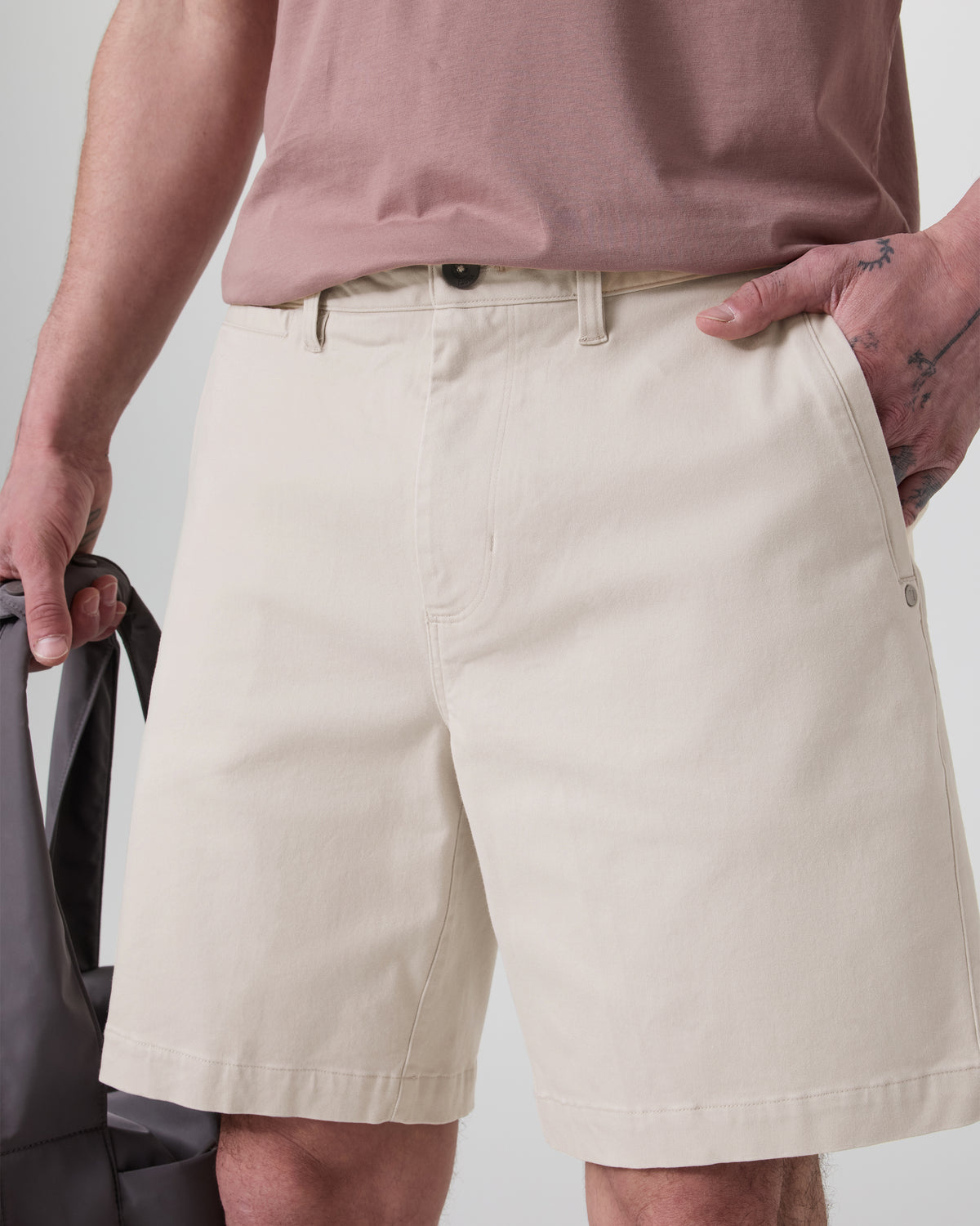 Fletcher Short Classic Fit 8" Oatmeal - Vuori