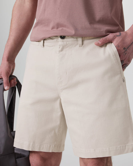 Fletcher Short Classic Fit 8" Oatmeal - Vuori
