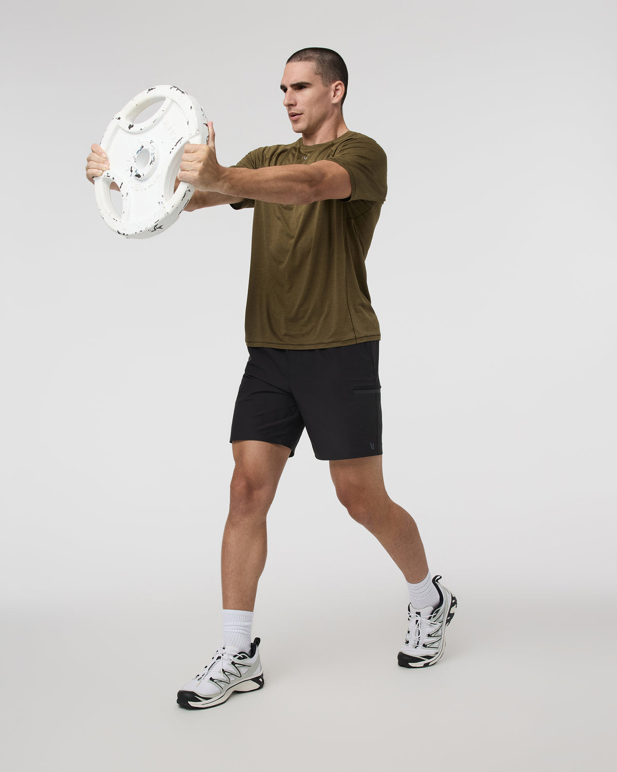 Grafton Short Lined Classic Fit 7" Black - Vuori