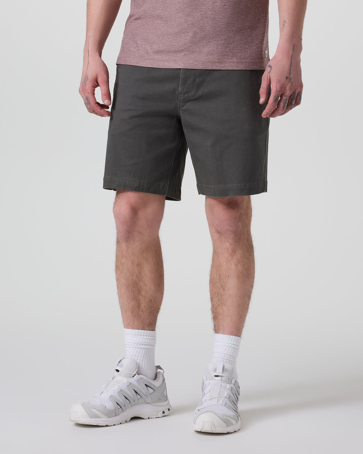 Fletcher Short Classic Fit 8" Dark Pewter - Vuori