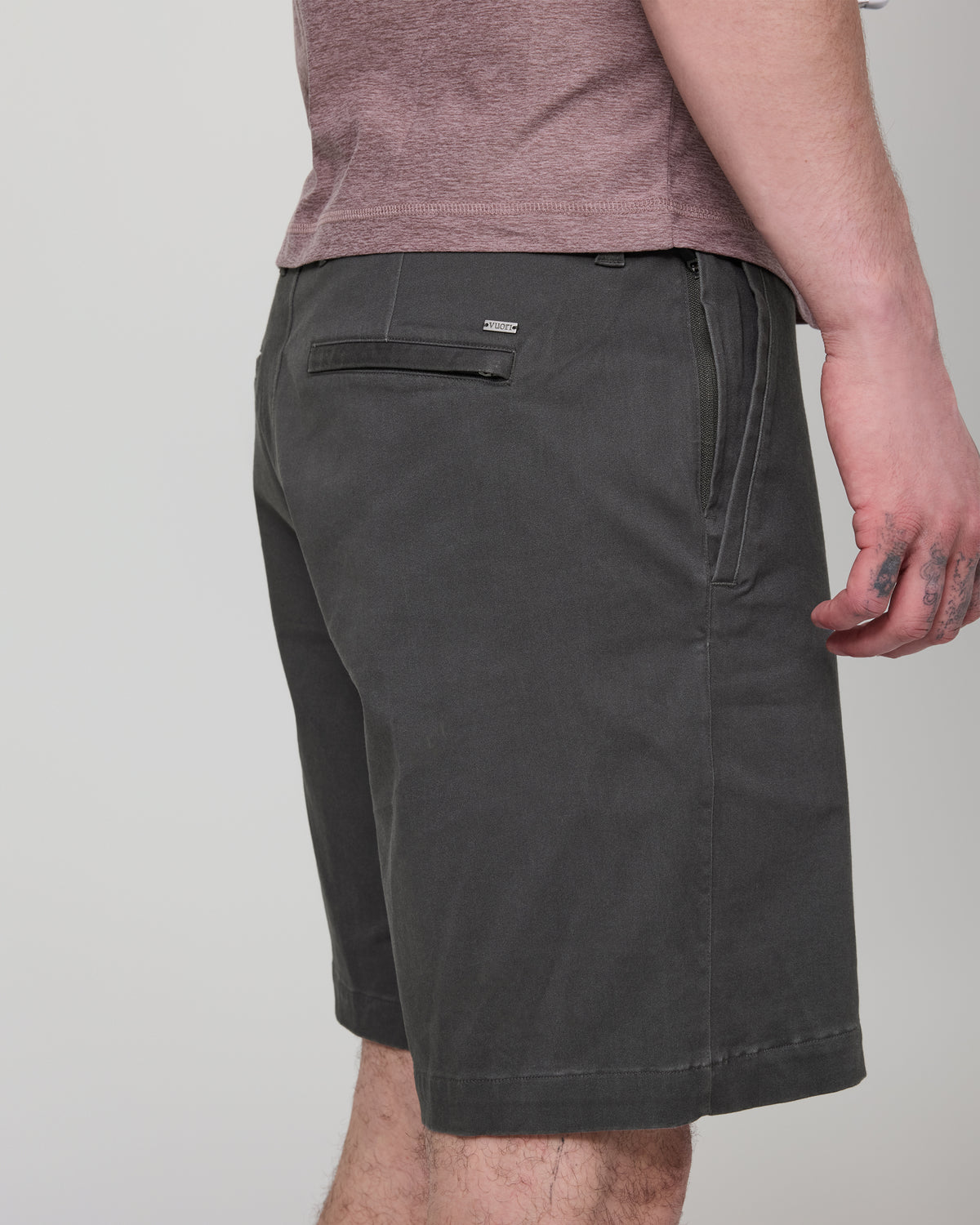 Fletcher Short Classic Fit 8" Dark Pewter - Vuori