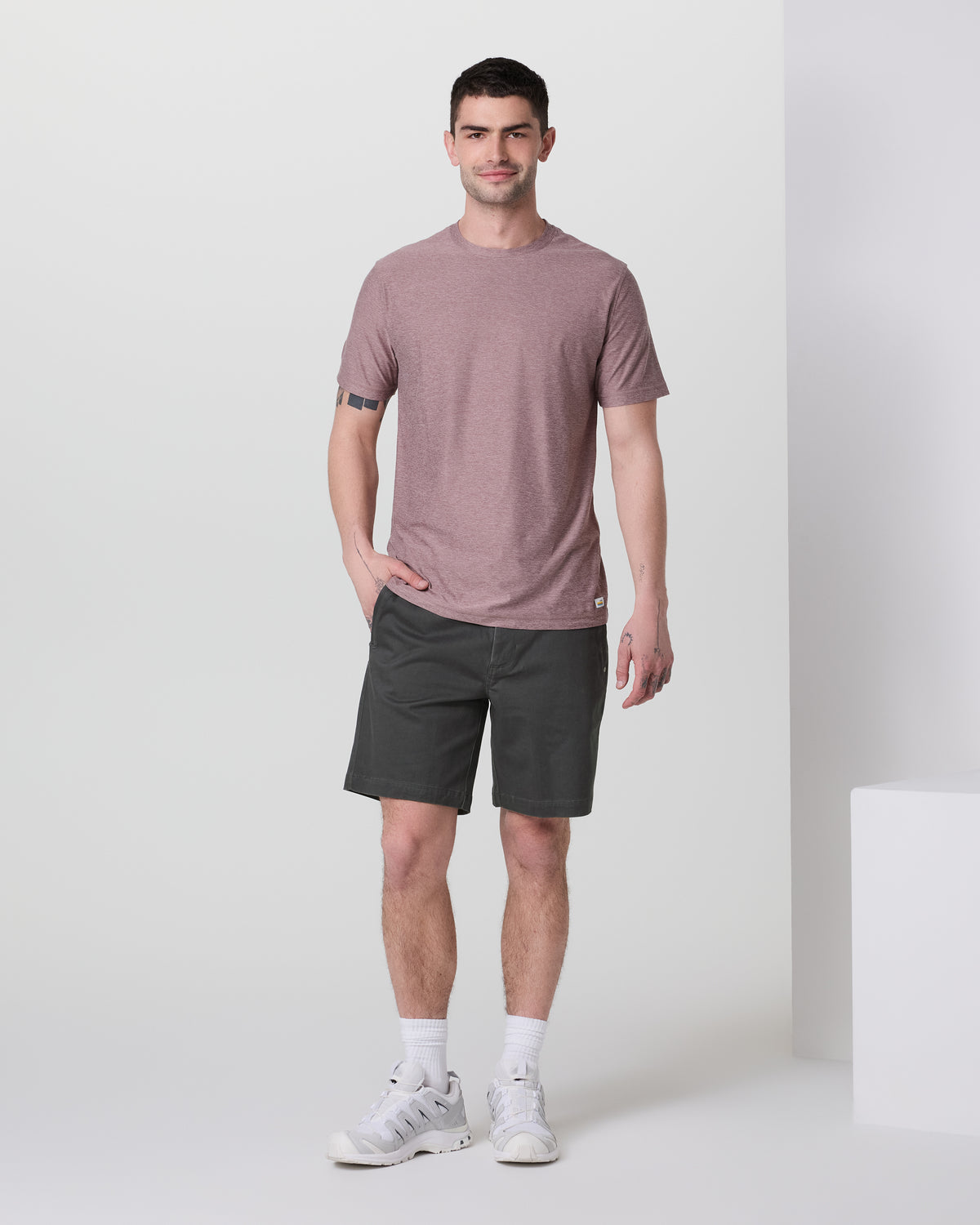 Fletcher Short Classic Fit 8" Dark Pewter - Vuori