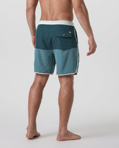 Cruise Boardshort Deep Sea Colorblock - Vuori