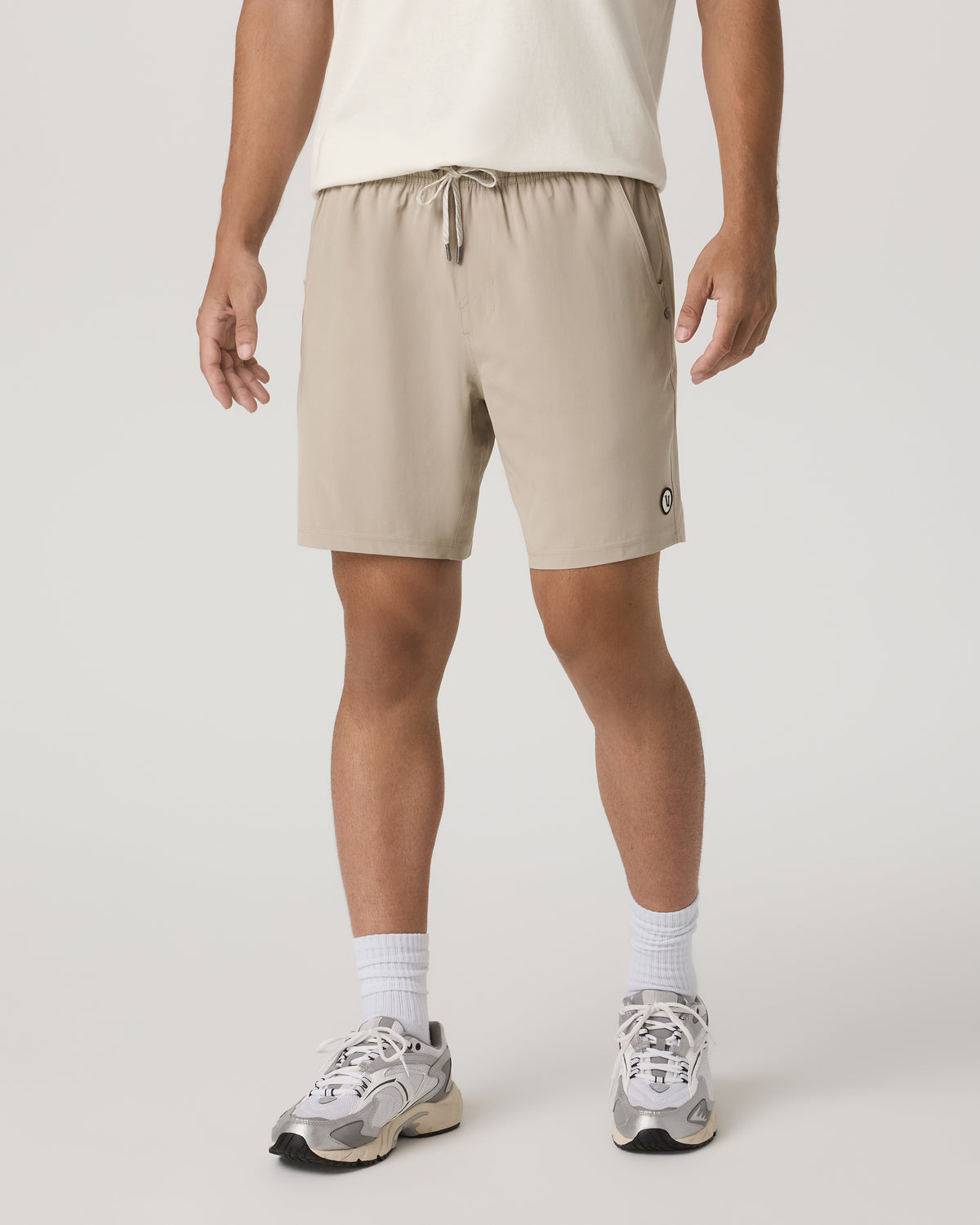 Kore Short Lined 7" Men's Toast Athletic Fit Shorts - Vuori