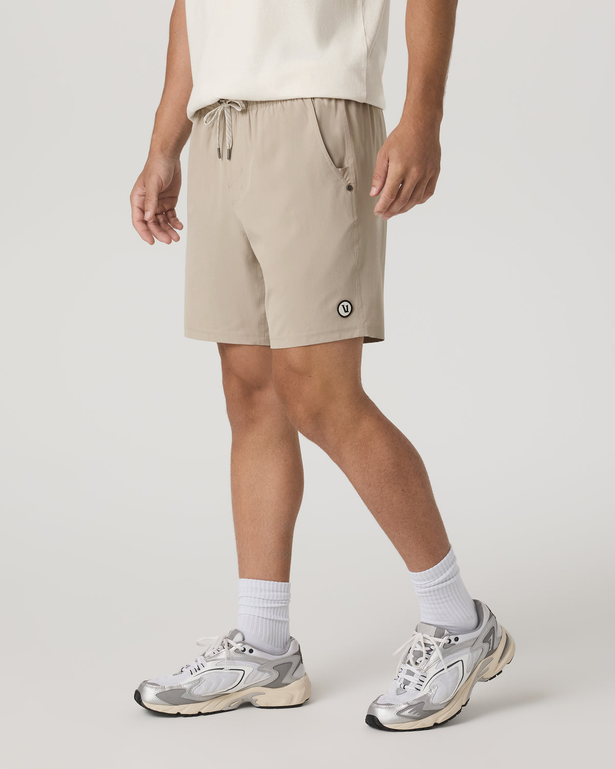 Kore Short Lined 7" Men's Toast Athletic Fit Shorts - Vuori
