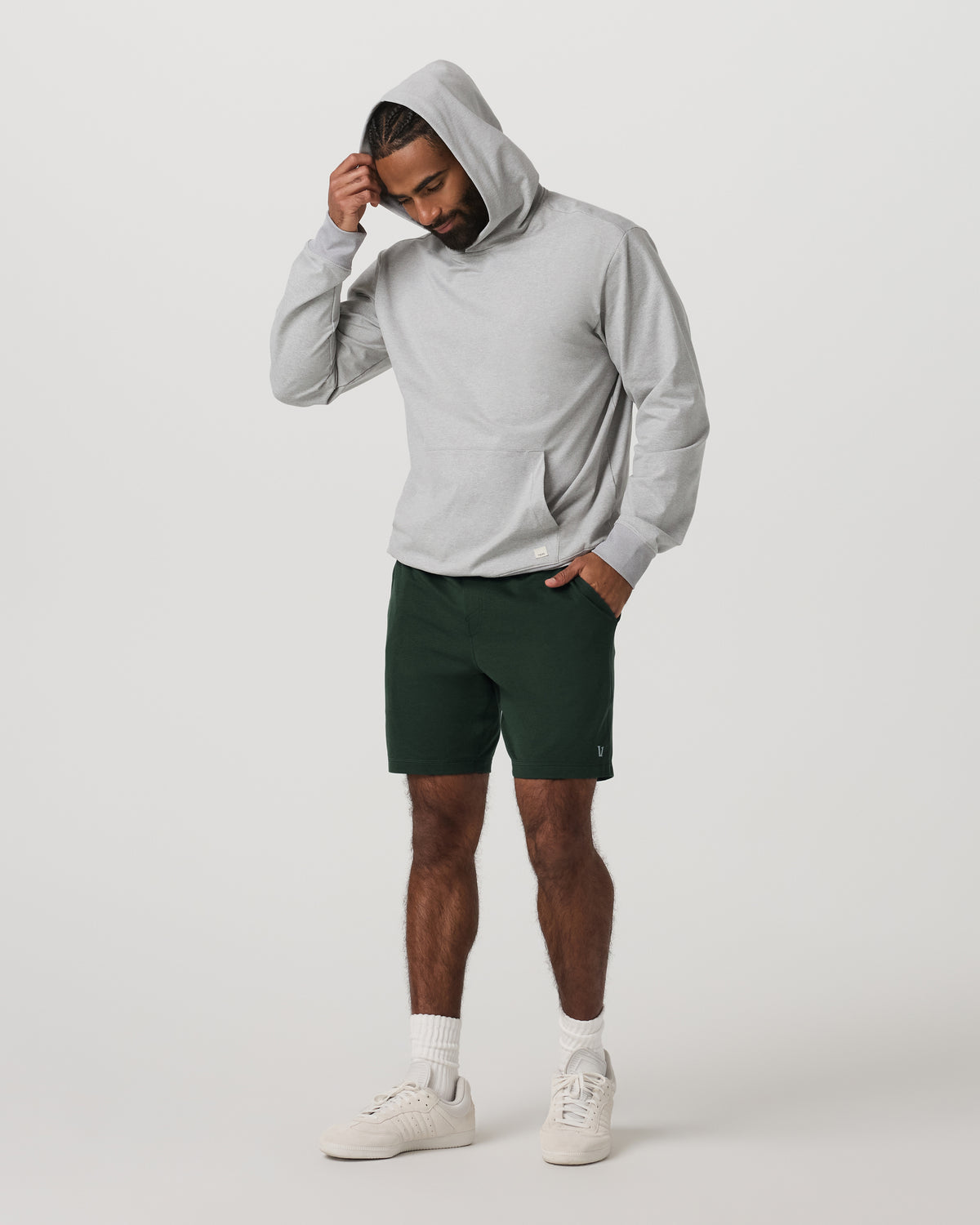 Ponto Performance Short 7" Men's Spruce Heather Shorts - Vuori