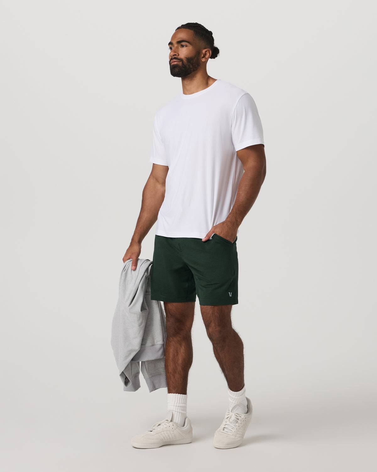 Ponto Performance Short 7" Men's Spruce Heather Shorts - Vuori