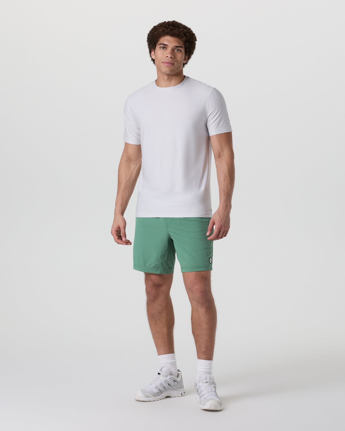 Kore Short Lined 7" Men's Hedge Green Athletic Shorts - Vuori