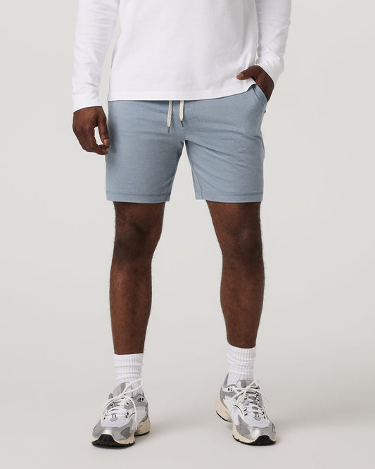 Ponto Performance Short 7" Men's Flint Heather Shorts - Vuori