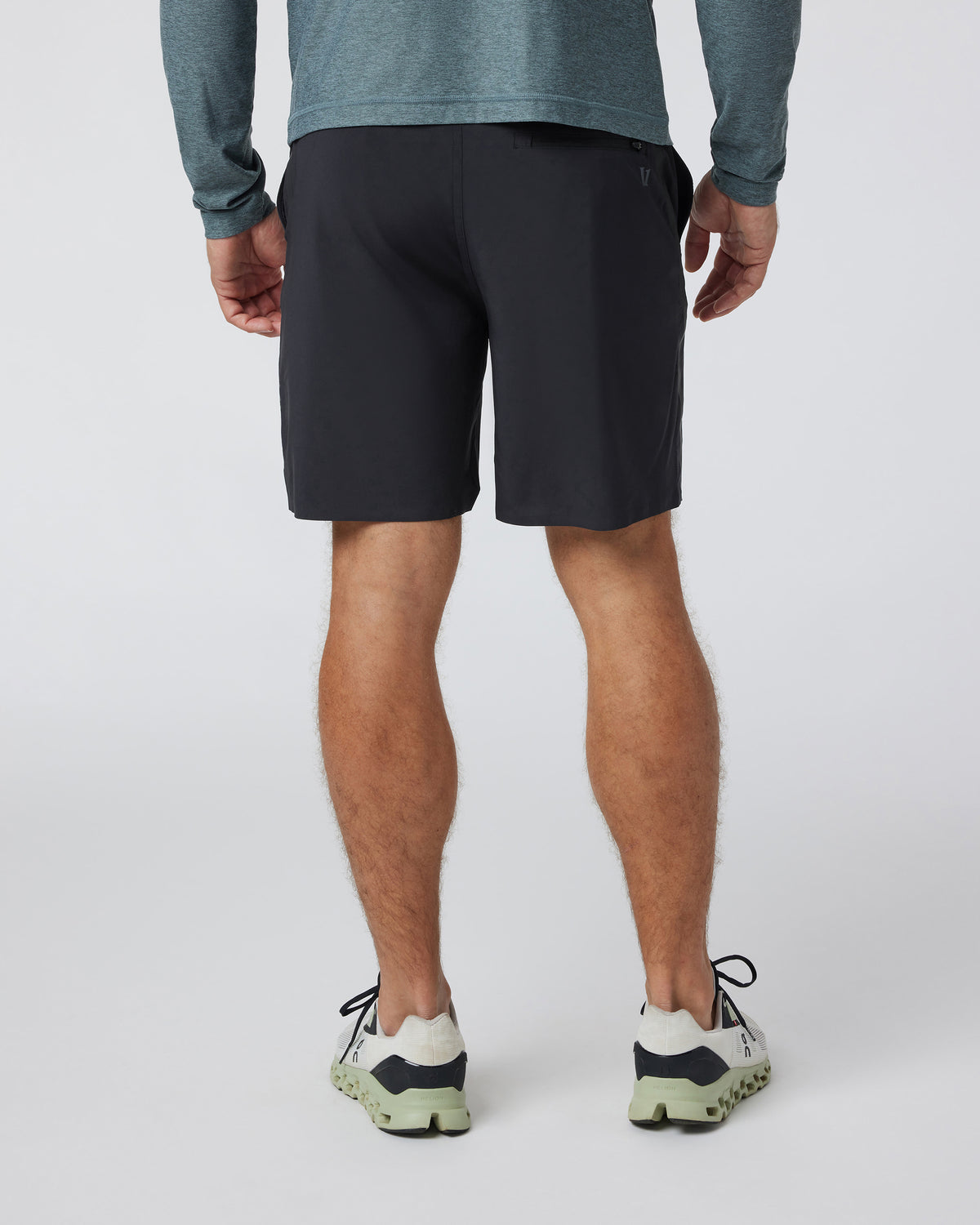 Domain Performance Short Men's Black Workout Shorts - Vuori
